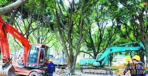 中山公园改造后的淘气堡将全面升级